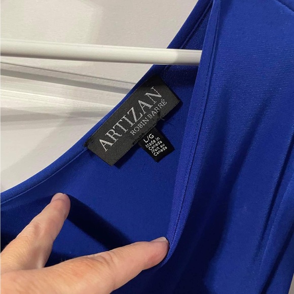 Artisan by Robin Barre blue reversible top - Picture 2 of 2